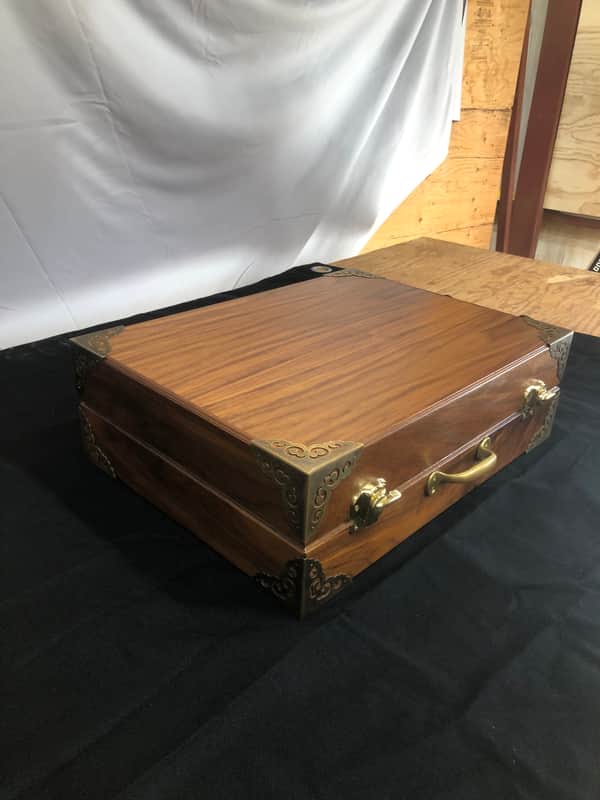 Folktek Modular Synthesizer Eurorack Case 2019 - Black Walnut image 1