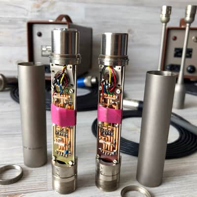 1969 Matched Pair Of AKG C28/C30A Nuvistor Tube Mics w/AKG CK28 Capsule & AKG N12 PSU image 18