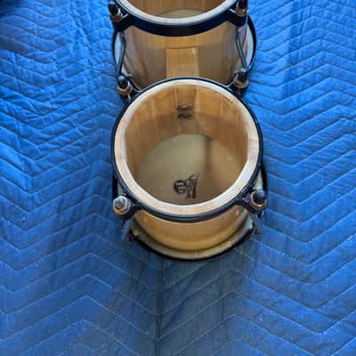 Latin Percussion Aspire LP Series Wood Bongo Set 2010s - Natural with Black Hardware image 5