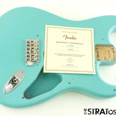 USA Fender ERIC JOHNSON Strat BODY + HARDWARE American Tropical Turquoise image 2