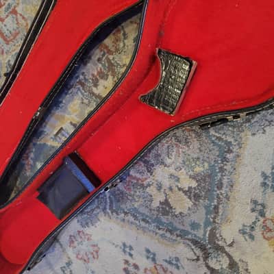 Vintage Black Chipboard Electric or Bass Guitar Case - 1960s? 1970s? image 6