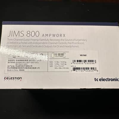 TC Electronic JIMS 800 AmpWorx Preamp Pedal w/ Original Box, Manual & Accessories image 2