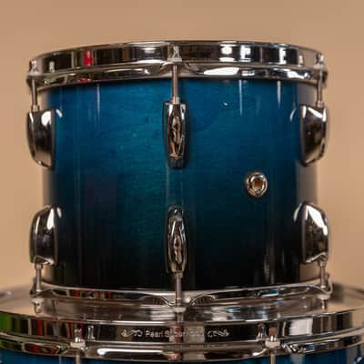 Pearl Session Custom Maple Marine Blue Fade Drum Set image 18