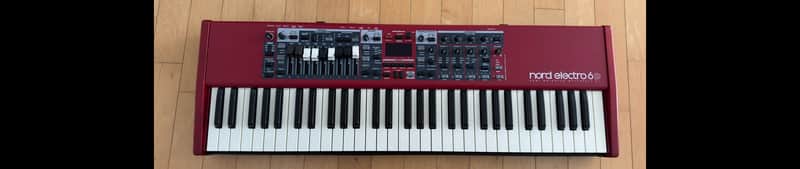 Nord Electro 6D SW61 Semi-Weighted 61-Key Digital Piano 2018 - 2022 - Red image 1