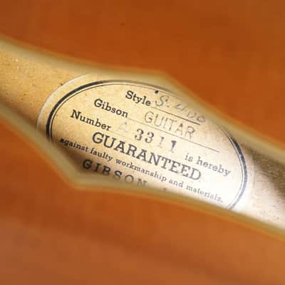 Gibson Super 400 Natural 1949 image 14