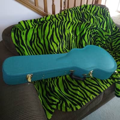 Bacchus Live Road 2000s - Reliced Amber Flame Top, Killer Look and Tones, Blue Tweed Hardshell Included image 7