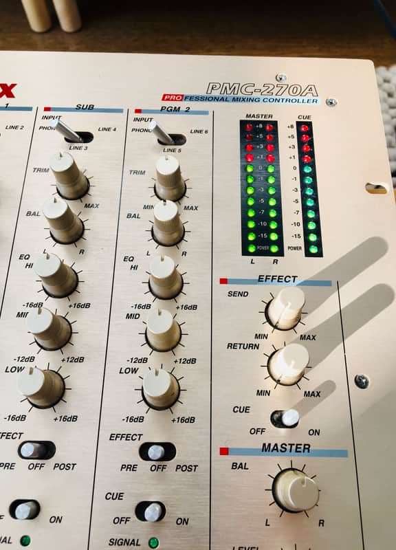 Vestax PMC 270A 3-Channel Professional DJ Mixer 2002 Gold | Reverb