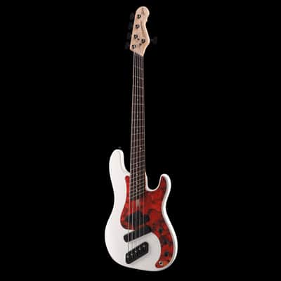 Dingwall SP1 - 5 String BASS - MATTE DUCATI WHITE - NEW, (Authorized Dealer) image 2