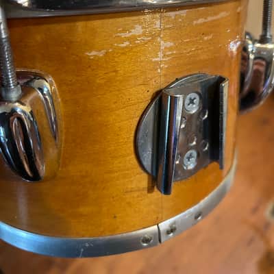 Slingerland Concert toms 8” & 10” Natural Finish image 12
