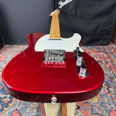 1994 Fender Toploader Fujigen Model TL43 Telecaster - Candy Apple Red image 9