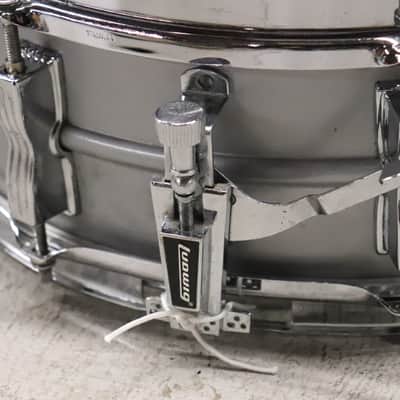Ludwig No. 404 Acrolite 5x14" 8-Lug Aluminum Snare Drum Vintage 1980's image 5