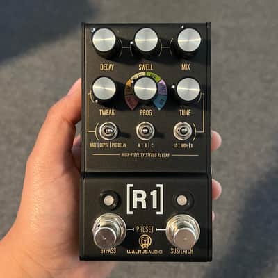 Walrus Audio Mako R1 High-Fidelity Stereo Reverb 2021 - 2024 - Black image 2