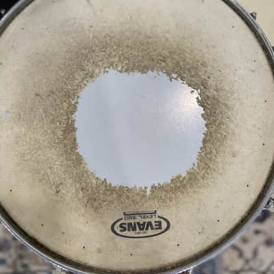 Gretsch Hammered Brass 5x14 Snare Drum - Stop Sign Badge image 3