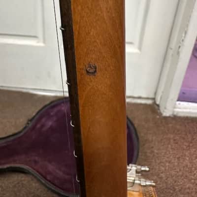 OLD Used Guckert Duplex 4 String Tenor Banjo 1922? w/ Hard Case Vintage Antique image 12