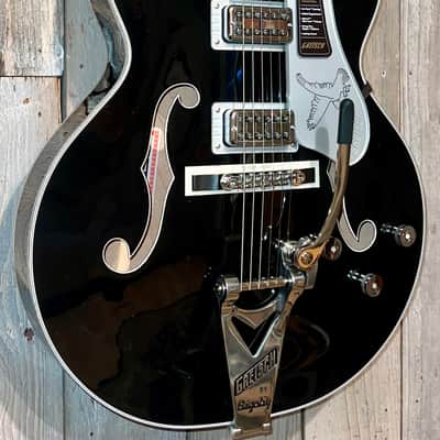 "New" Gretsch Professional Black Falcon Hollowbody Electric Guitar, Black,  Includes Pro Setup, Help Support Small Business & Buy It Here ! In Stock image 3
