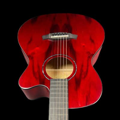 Tanglewood Azure TA4CERD Electro-Acoustic Guitar Shimmer Red Gloss image 5