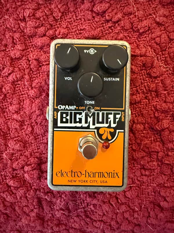 Electro-Harmonix Op Amp Big Muff Pi Reissue 2017 - Present - Black/Orange image 1