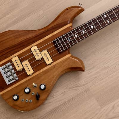 1980 B.C. Rich Eagle Bass, Koa Neck Through Vintage USA-Made Bass w/ Case image 1