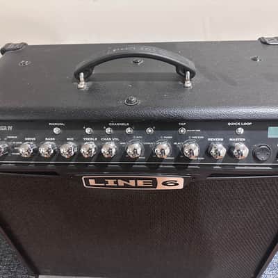 Line 6 Spider IV 120 120-Watt 2x10" Stereo Digital Modeling Guitar Combo 2009 - 2016 - Black image 2