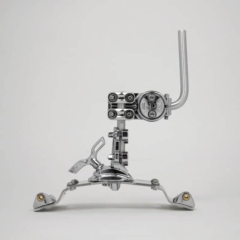 INDe Low Profile Drill-Free Rail Tom Mount- Small - with 10.5mm Single Gearless Tilter Tom Holder image 1