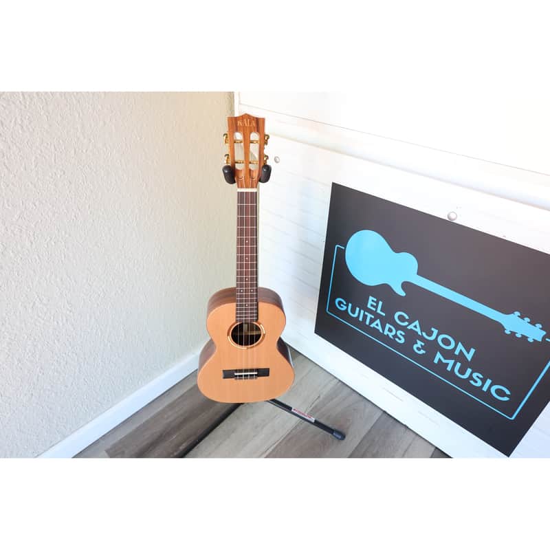 Kala KA-ASCP-T Solid Cedar Top Pau Ferro Tenor Ukulele – Satin Finish image 1