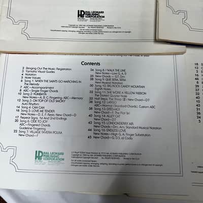 Lot of 6 Old Vintage Yamaha Organ Course Books Sheet Music Latin, Jazz, Broadway, & Country image 6