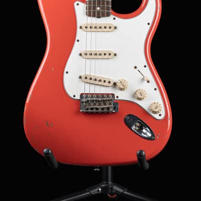 2010 Fender Custom Shop Masterbuilt Yuriy Shishkov 1960 Stratocaster Fiesta Red Relic MusicMesse NAMM NOS One Off Abigail Ybarra Hand-Wound image 2