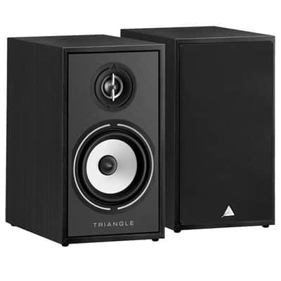 Triangle Borea BR02 80W 2-Way Bookshelf Speakers, Pair, Black Ash image 1