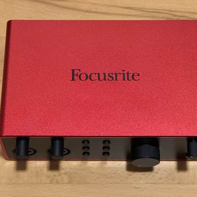 Focusrite Scarlett 4i4 4th Gen USB Audio Interface 2023 - Present - Red image 3