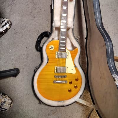 Epiphone Les Paul 2003 - Lemon burst flamed maple image 8