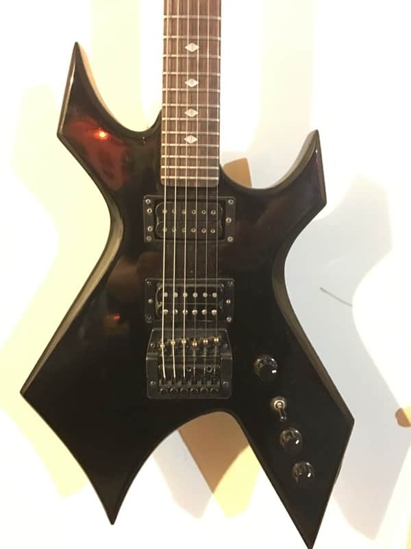B.C Rich Warlock NJ Series reverse headstock Black | Reverb