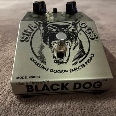 Snarling Dogs Black Dog  #0001 Signed image 5