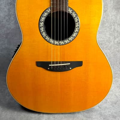 Ovation 1711 Balladeer Early 80s - Natural OHSC image 1