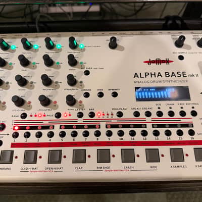 JoMox Alpha Base Analog Drum Synthesizer 2017 - Present - White / Natural image 2