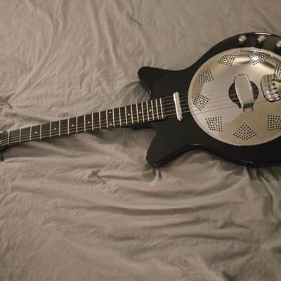 Danelectro SW RES59 BLK - Electric Resonator Guitar - Black Gloss - Like New image 2