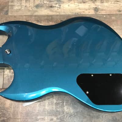 Vintage VS6 Reissue in Gun Hill Blue, Vibrola trem image 9