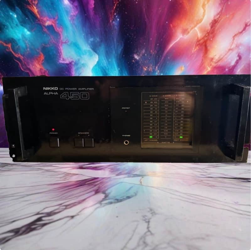 Nikko Alpha 450 Stereo 220WPC MONSTER 👹 Power Amplifier FRESH Full Service🔥🎶 image 1