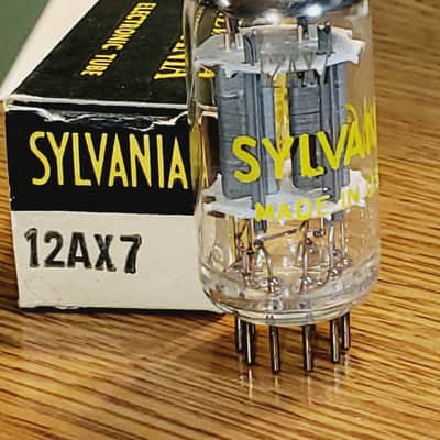 12AX7 Sylvania  NOS/NIB MaxiPreamp2/TV7 Tested ( 1 )Tube Lot image 1
