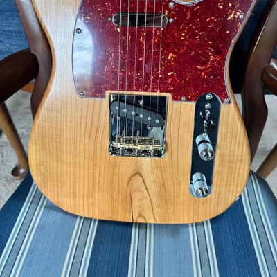 Old Growth Hackenberry wood Telecaster  body with  Fender Tex Mex pickups image 1