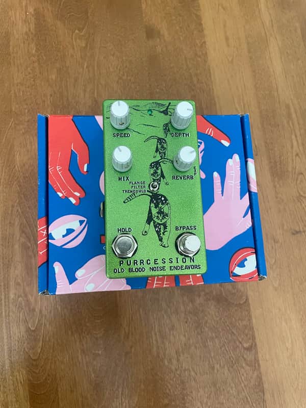 Purrcession - B's Music Exclusive Old Blood Noise Endeavors Procession Sci Fi Reverb Pedal image 1