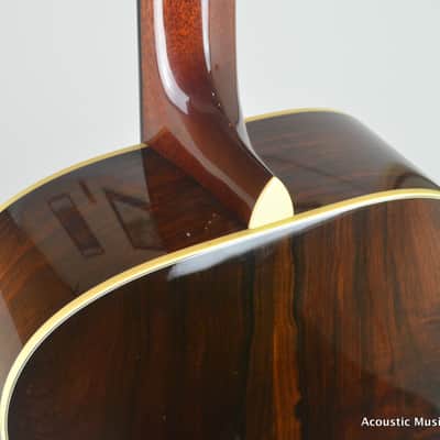 M.J. Franks Legacy Dreadnought, Adirondack Red Spruce, Brazilian Rosewood - VIDEO image 10