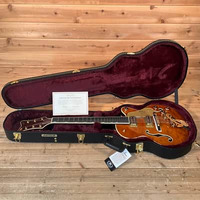 Gretsch Limited Edition Falcon Center Block Jr. with Bisgby Electric Guitar - Roundup Orange image 7
