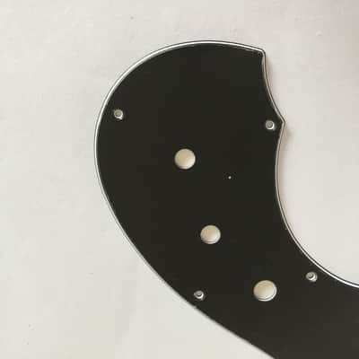 Custom For Fano Standards TC6 Guitar Pickguard P90 Scratch Plate (3 Ply Black) image 2