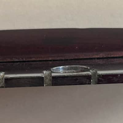 Danelectro Rosewood/ Nickel Plated Bridge Unit Vintage 1950-60’s - nickel top plated image 8
