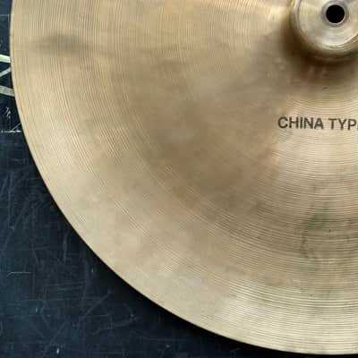 Paiste 18" BLACK LABEL 2002 China Type Cymbal 1978 w/Serial Switzerland image 6