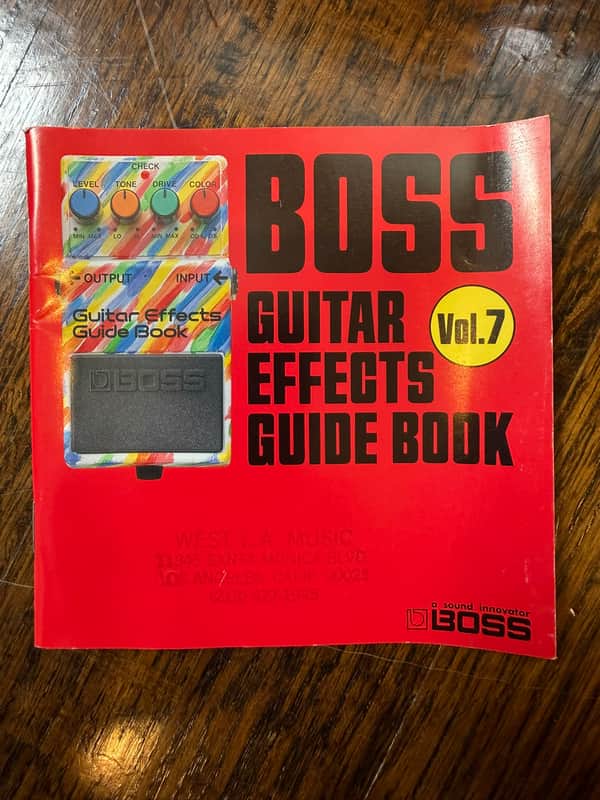 Boss Guitar Effects Guide Book Vol. 7 (mid-1990s) image 1