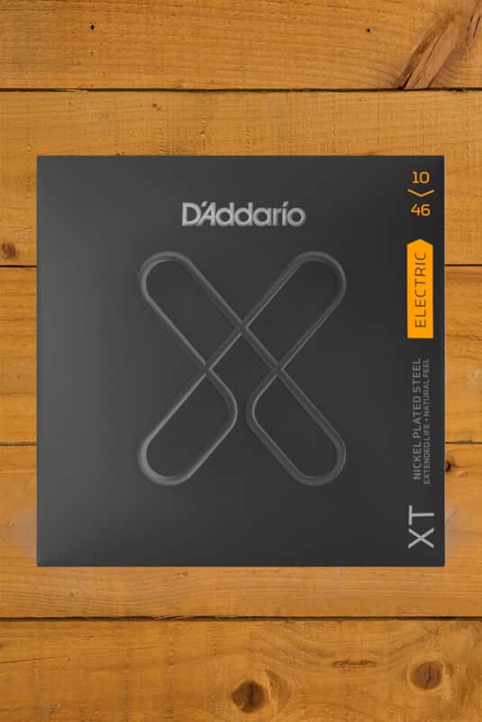 D'Addario XTE1046 Coated Nickel Plated Steel Electric Guitar Strings - 10-46 image 1