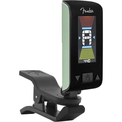 Fender Original Clip-On Chromatic Instrument Tuner, Surf Green image 1