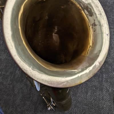 Buffet Crampon Cie Evette & Schaeffer 1927 - Vintage Lacquer Bari Sax Paris France Baritone Saxophone image 25