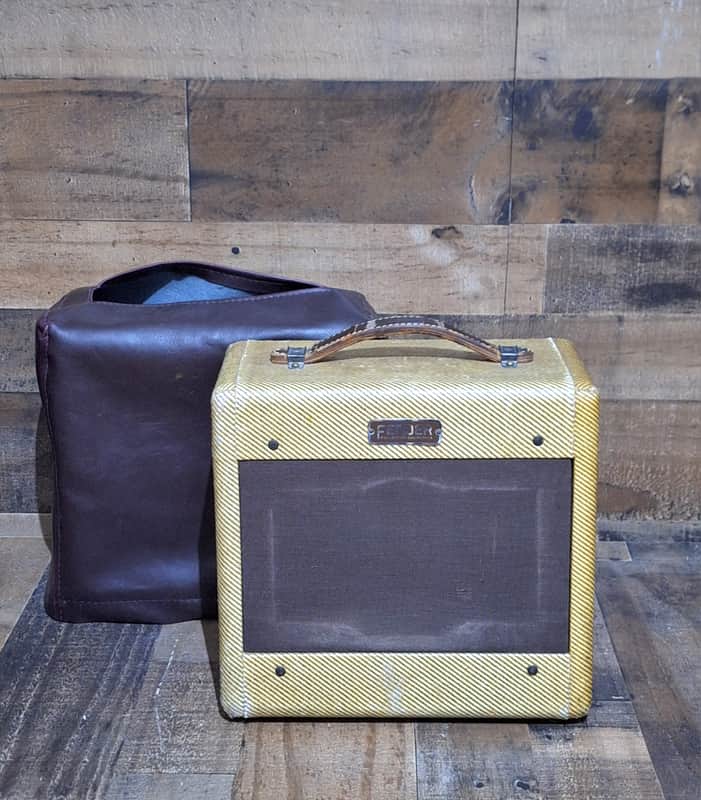 1955 Fender Tweed Champ 5D1 Wide Panel 4-Watt 1x6" Guitar Combo - Very Good